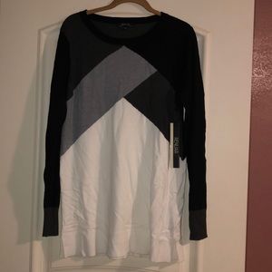 Men’s Sweater Grey, white and black